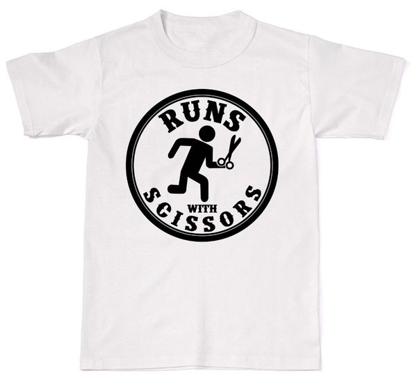 

new brand sale runs with scissors funny humour offensive rude t shirt t-shirt sport hooded sweatshirt hoodie