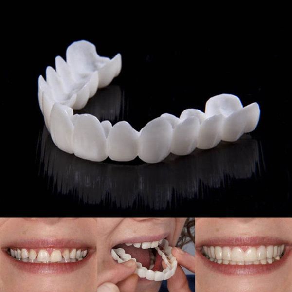 

new silicone simulation decorative teeth braces whitening decorative teeth stickers silicone teeth stickers oral hygiene product