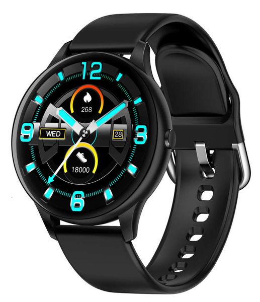 

new k21 smart bracelet 1.3 touch round screen temperature, heart rate and blood prsure monitoring sports waterproof bluetooth watchjk