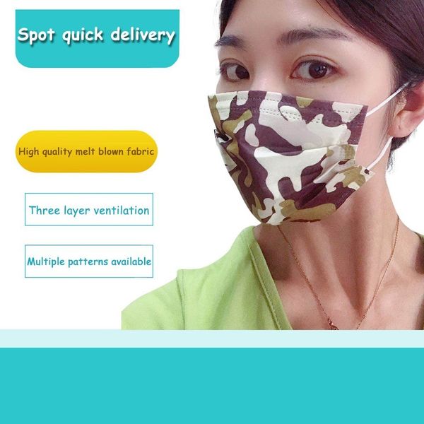 

mask industrial printed disposable masks face fashion designer maseczka ochronna