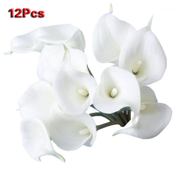 

12pcs calla simulation artificial flower house decoration - white1