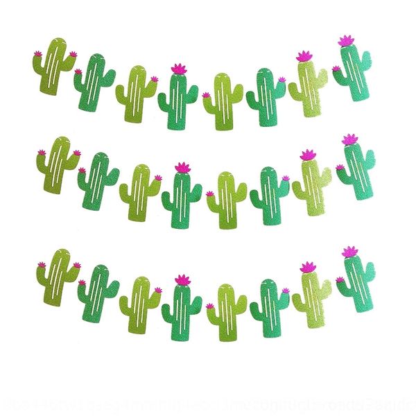 

o1lzm flamingo flower glitter flamingo and hawaii theme party decoration strip cactus pull flower glitter cactus pull pineapple and pineappl