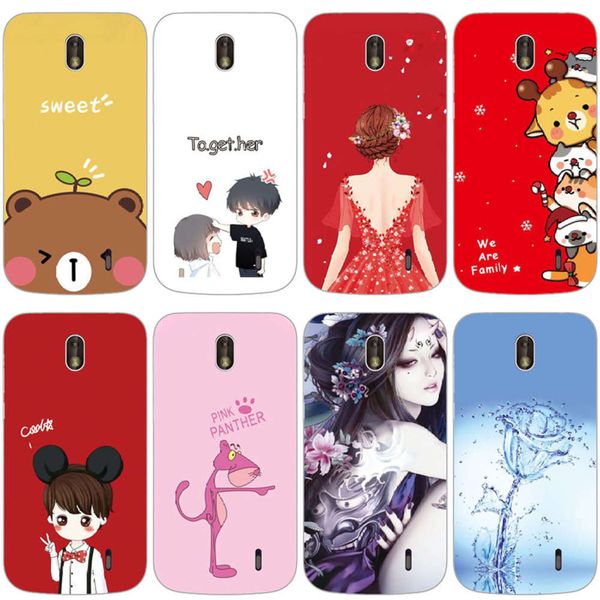 

silicon case / for nokia 1 ta-1047 ta-1060 ta-1056 full protection soft tpu back cover bumper phone shell