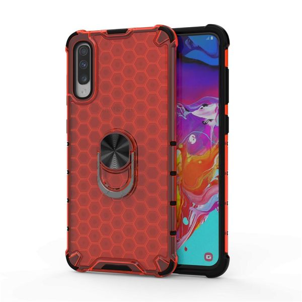 

for huawei y9s shockproof honeycomb pc tpu ring holder protection case