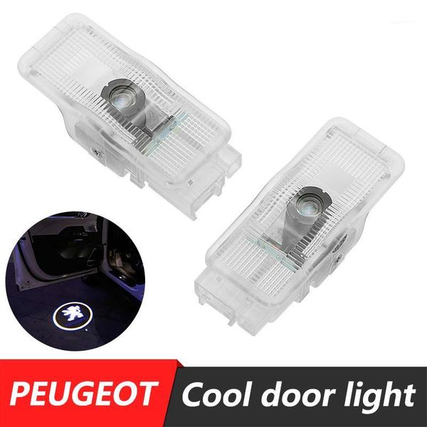 

2pcs wireless led car door lights laser projector lamp for 508 408 206 307 406 607 welcome light1
