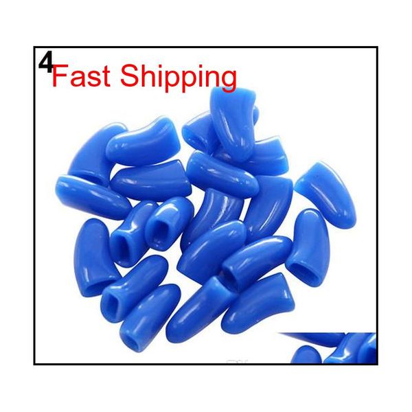 

100pcs/lot colorful soft pet cats kitten paw claws control nail caps cover size xs- qylrfn dh_seller2010