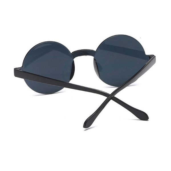 

women cooyoung round sunglasses retro brand designer black red lens ladies sun glasses outdoor uv400