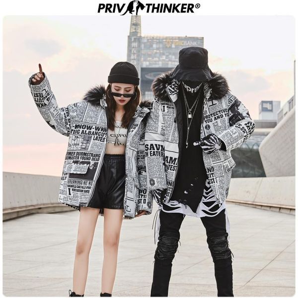 

men's fashion parkas jacket hooded men 2019 thick warm winter coat parka male hooded personality men's clothing dd6mf1, Black