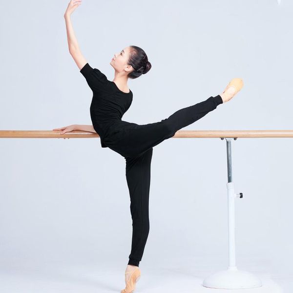 

взрослый черный фонарь рукавом балета танец tops женщины йога современный танец рубашки балерина танцевальная одежда для женщин, Black;red