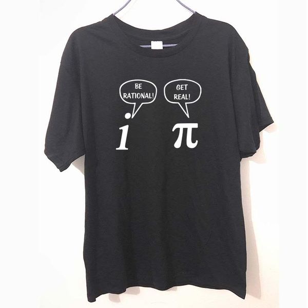 

summer style be rational, get real maths science geeky funny joke pun pi funny gift tshirt for hooded sweatshirt hoodie men t shirt