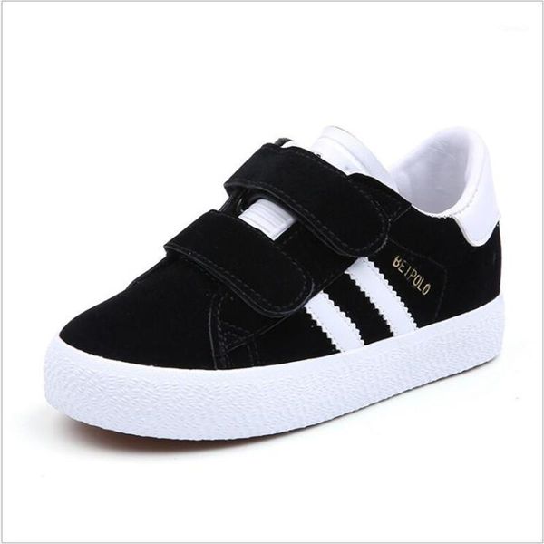 

athletic & outdoor 2021 classic children canvas shoes girls boys candy sneakers tendon sole casual fashion breathable1, Black