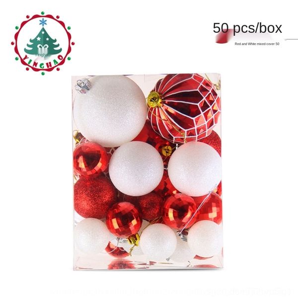 

bdplr yinghao 6cm mixed 3cm 4cm 5cm ball ball tree pendant pendant ballchristmas 8cm christmas balldecoration arrangement of 50 zmimf