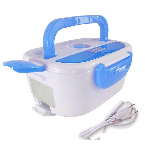 

220v lunch box food container portable electric heating food warmer heater rice container dinnerware sets for home dropship t200902 rsqrf