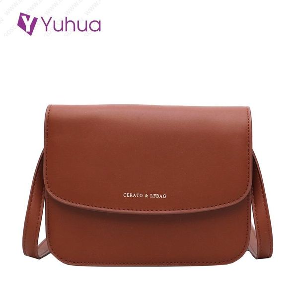 

2020 new fashion woman handbags, casual messenger bag, trend solid color shoulder bag, simple korean version women bags