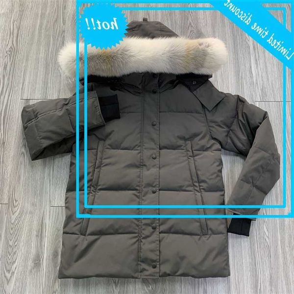 

men's large size down jacket thickened parker tooling coat big raccoon dog collar