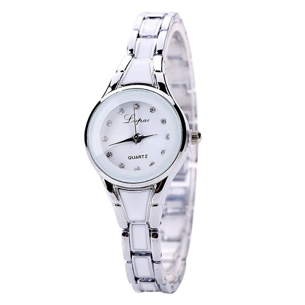 

classic ladies watch quartz watches 25mm steel band fashion wristwatch jewelry clasp life waterproof wristwatches, Slivery;brown