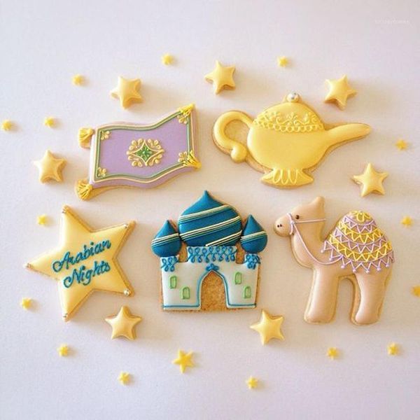 

ramadan decoration cookie cutter supplies camel castle moon star biscuit mold eid mubarak ramadan kareem islamic baking tool1