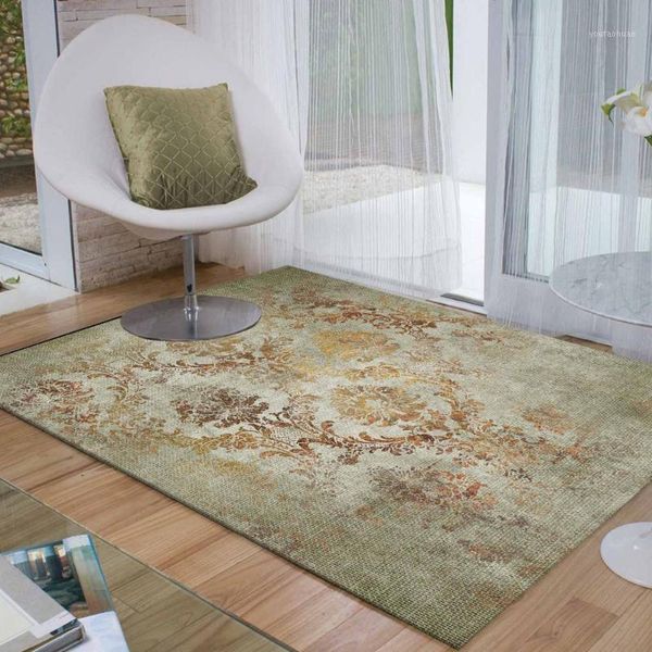 

carpets else gray green yellow floral ethnic flowers 3d print non slip microfiber living room decorative modern washable area rug mat1