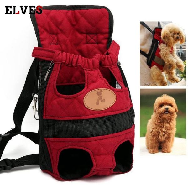 

dog car seat covers pet bag go out carrying backpack double shoulder chest red s size fashion environmental protection