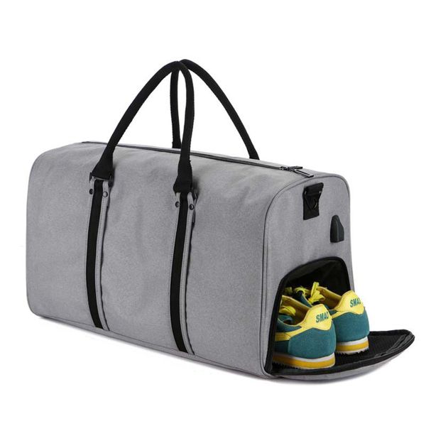 

new outdoor one shoulder crossbody bag usb short distance large travel bag leisure gym bag handbag m180079