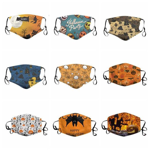 

kids halloween face mask cartoon pumpkin protective face cover adjustable mouth cover reusable face cover washable dustproof masks lsk1171