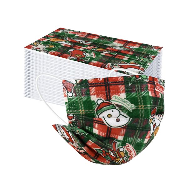 

50pc kids designer masks children disposable breathable mask for face mascherine mascarilas desechables nios christmas