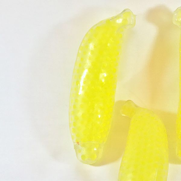 

creative new fashion toy fruit ball pinching transparent colored beads shildren's toy night market fruit ball