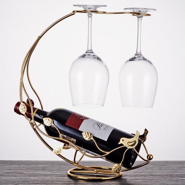 

creative metal wine rack hanging wine glass holder bar stand bracket display stand bracket home bar decor fun gifts dropshipping1