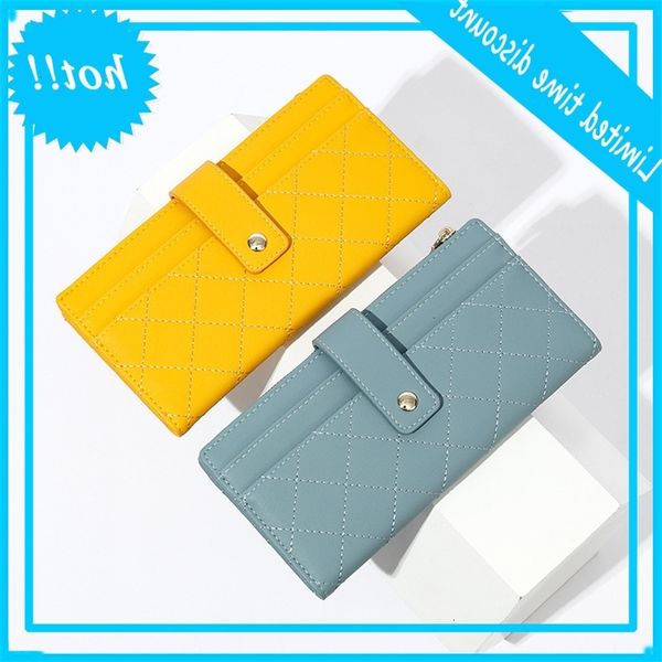 

yueqiankai new fashion handbag two fold zipper mobile wallet, Red;black