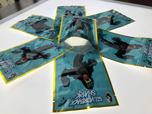 

silverback акула shark bakery шутка up запах доказательство resealable пустого мешка местного edibles упаковки майлара мешки jllgri homecart