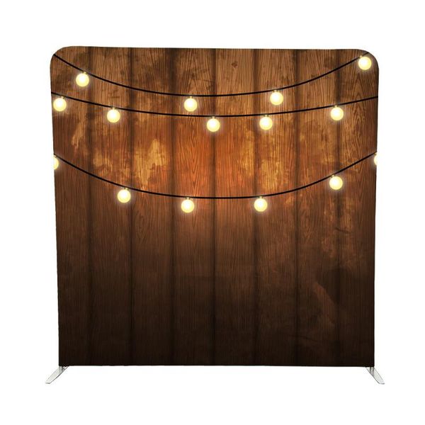 

party decoration no.121 wooden with light pillow backdrop stand for wedding