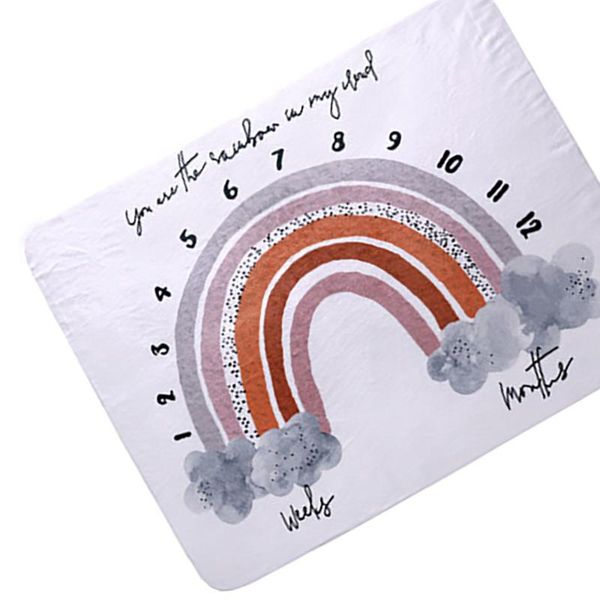 

baby monthly growth milestone blanket newborn infant pgraphy props background blankets carpet p cloth backdrop blankets