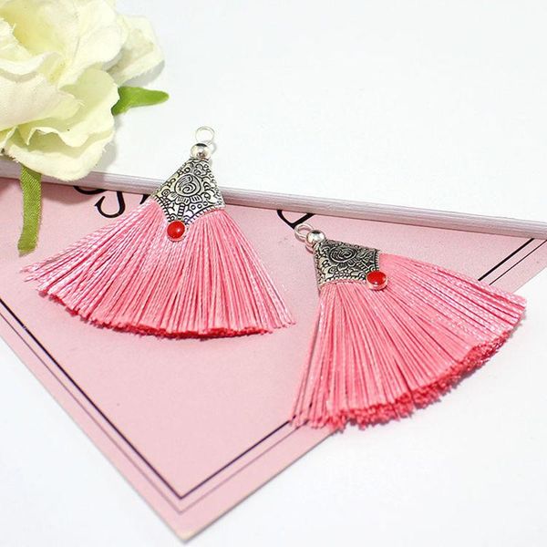 

4pcs 5cm mini silk tassel curtain garments bag decorative accessories diy earrings jewelry fringe trim crafts tassels pendant h jllowm