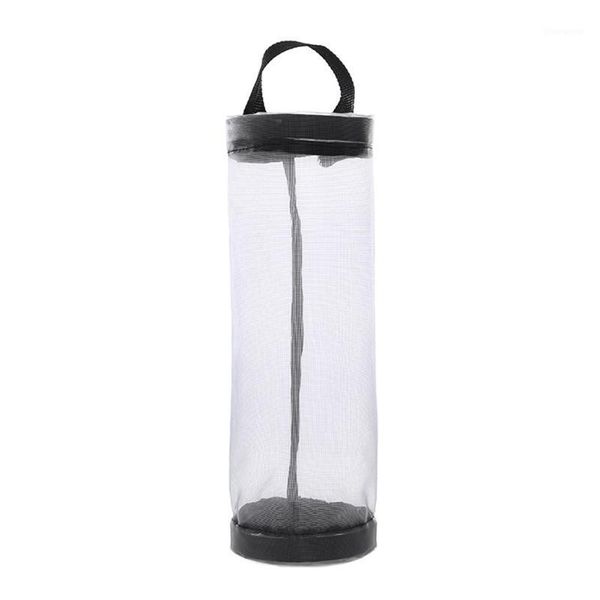 

kitchen wall hanging garbage bag home holder cylindric extraction box round storage bag1