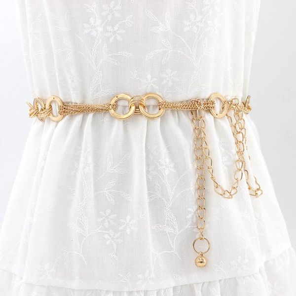 

women gold ladies women belt chain stretchy strap elegant waist belt metal designer belts luxury waistband, Black;brown