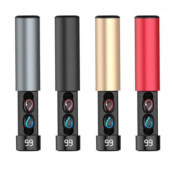 

q67 tws wireless earbuds waterproof 3d stereo mini bluetooth earphone 5.0 digital display sports earbuds headset power bank1