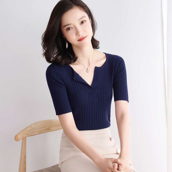 

korean sleeve women's 2020 summer net red slim short t-shirt, White;black