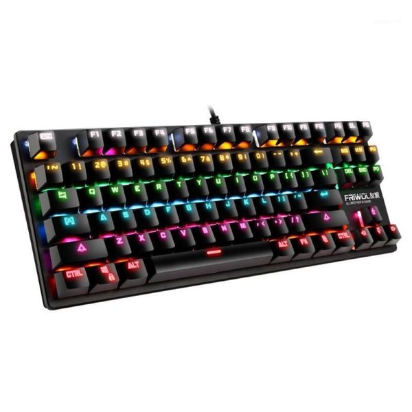 

keyboards g50 wired green axis colorful rgb light gaming mechanical keyboard for computers1