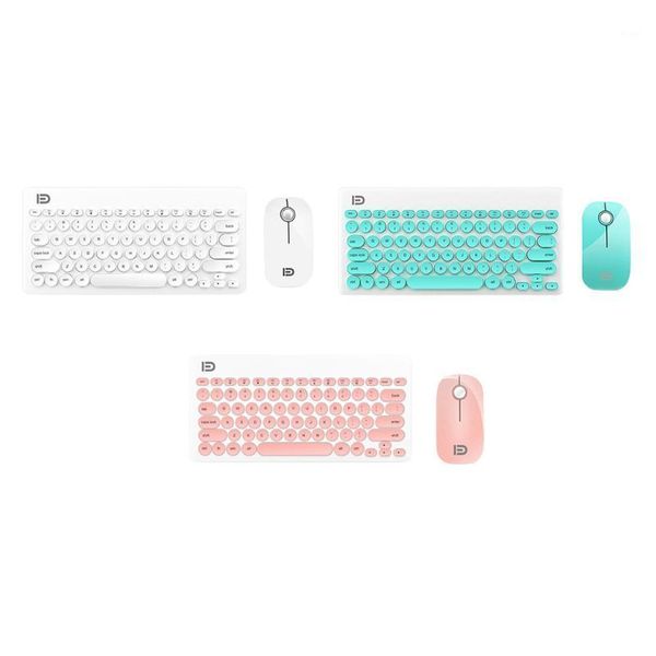 

cute wireless keyboard & mouse deskcombo set with fn compound keys notebook1