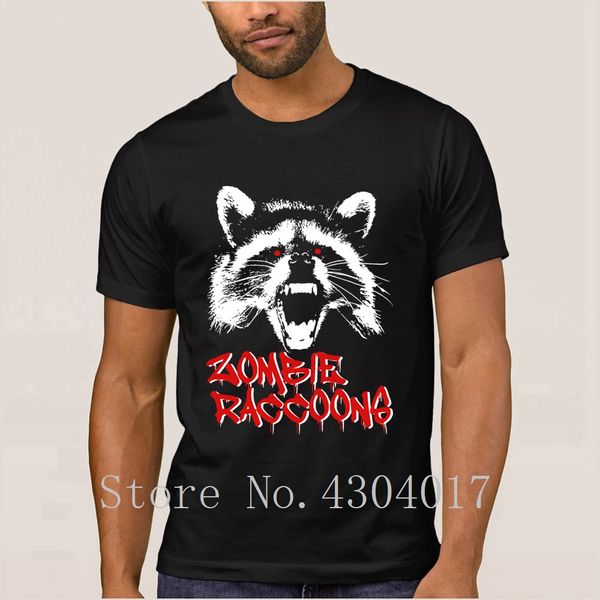 

zombie raccoons tee shirt leisure fashion men's t shirt 2018 camisetas plus size 3xl slogan sport hooded sweatshirt hoodie