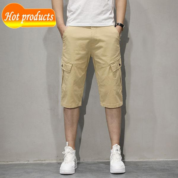 

2020 of load men casual military calzones pockets mode three classic washing shorts plus size 40 42 44 46 2f93, White;black