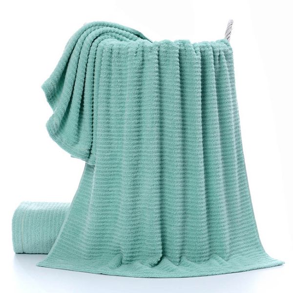 

cotton large thick solid color bath towel for adults soft super absorbent fast drying sports beach towels for home l beauty