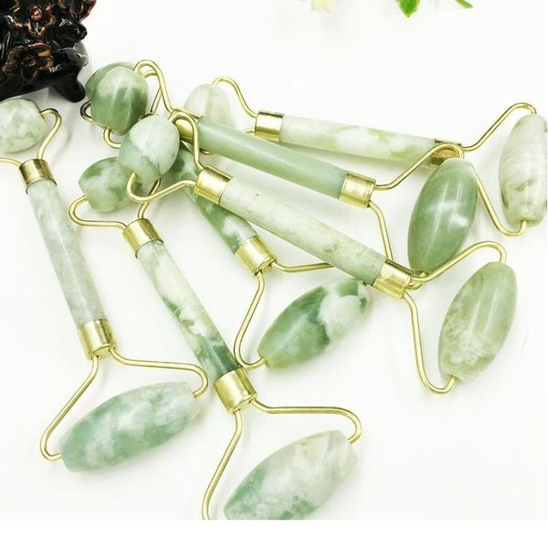 

double head facial skin care tools nature jade stone roller masr healthy relax face body head neck foot beauty b jllgph