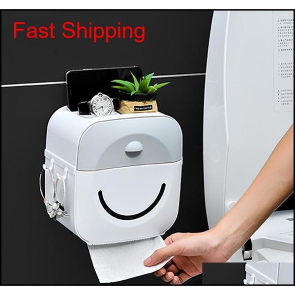 

waterproof towel holder wall mounted wc roll stand case tube storage box for to qylxdz homes2011