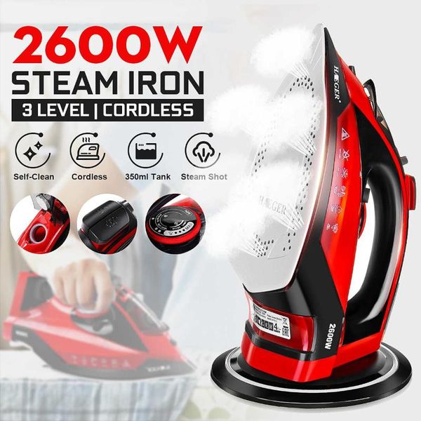 

2600w 5 gear portable mini electric garment steamer steam iron for clothing ironing machine adjustable ceramic soleplate iron