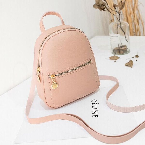 Новая женская сумка Прекрасная кожаная дама рюкзак школа сумка для подростка девочек мини Ruckack