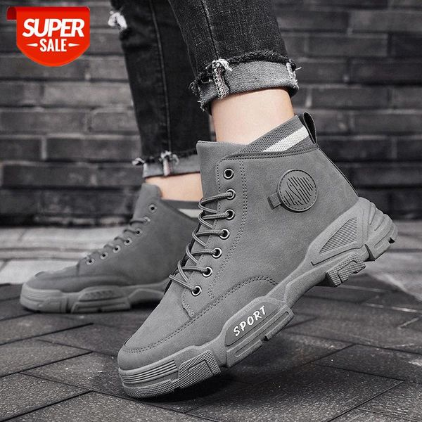 

winter men shoes high-men's casual shoes outdoor for men black canvas fashion cotton snow boots #d55l