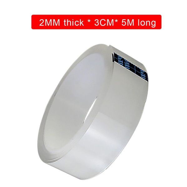 

washable transparent nano tape multipurpose reusable removable traceless clear double sided adhesive strip washable transparent h bbyzhj