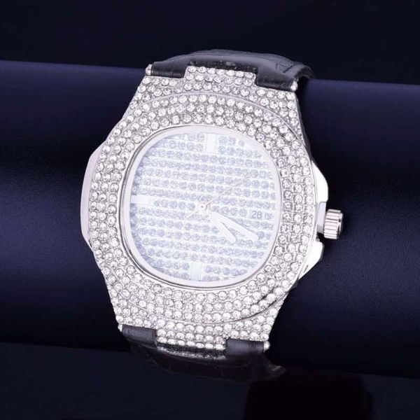 

watch man's trendy fashion casual star with belt, Slivery;brown