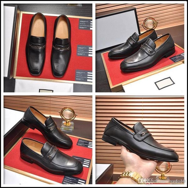 

c6 big size men dress shoes quality mens formal shoe designer men business oxford shoes brand men wedding pointy shoes 38-45 33, Black